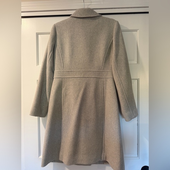 J.Crew Factory Gray Wool-blend lady day coat - Size 8 - Picture 2 of 10